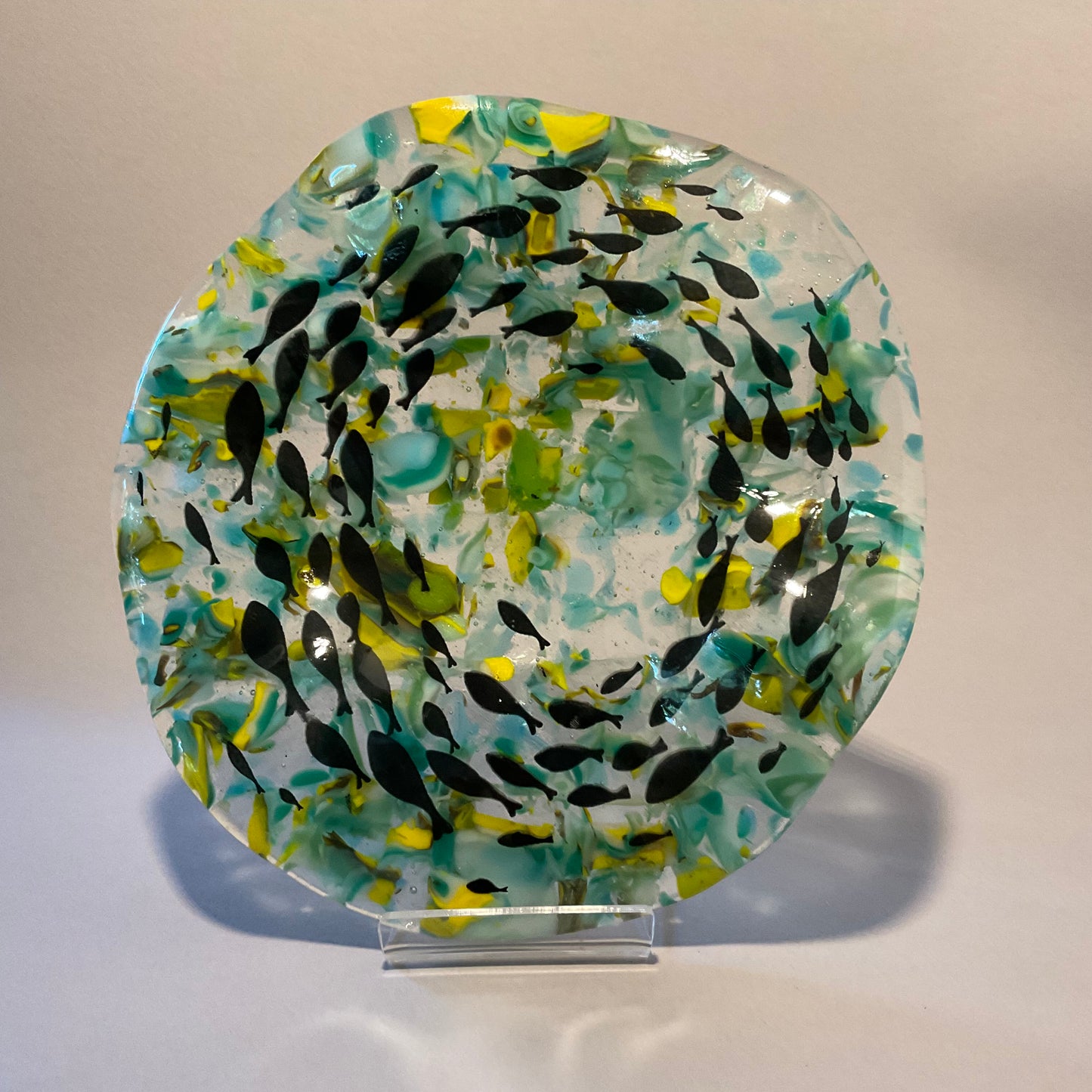 Small Patterned Fish Bowl