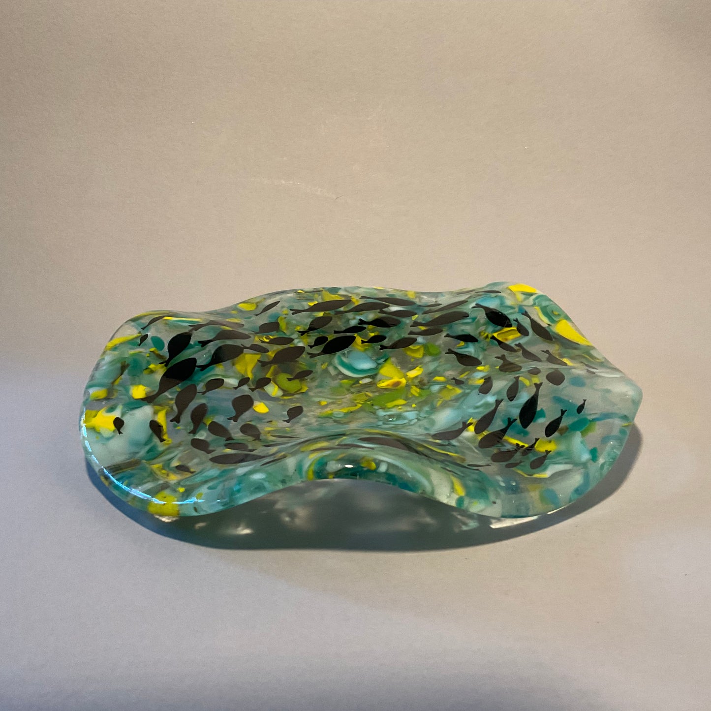Small Patterned Fish Bowl